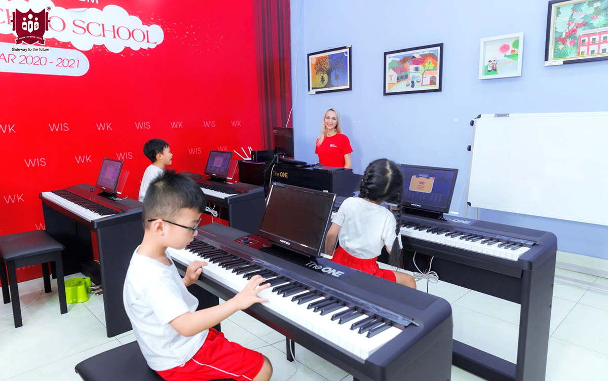 Trường Mầm Non Song Ngữ Quốc Tế WIS dạy thẩm mỹ và sáng tạo nghệ thuật